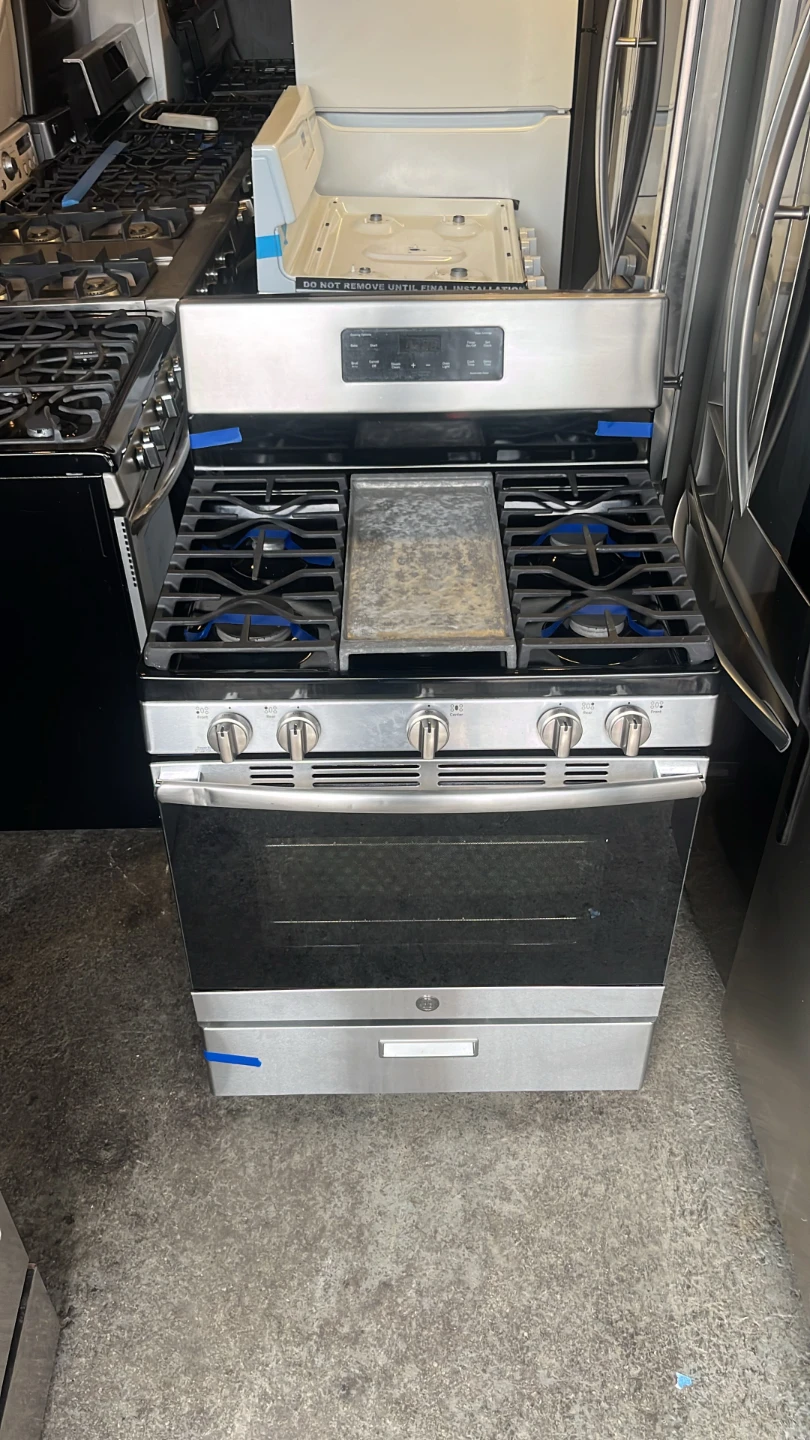 GE Stainless Steel Gas Range