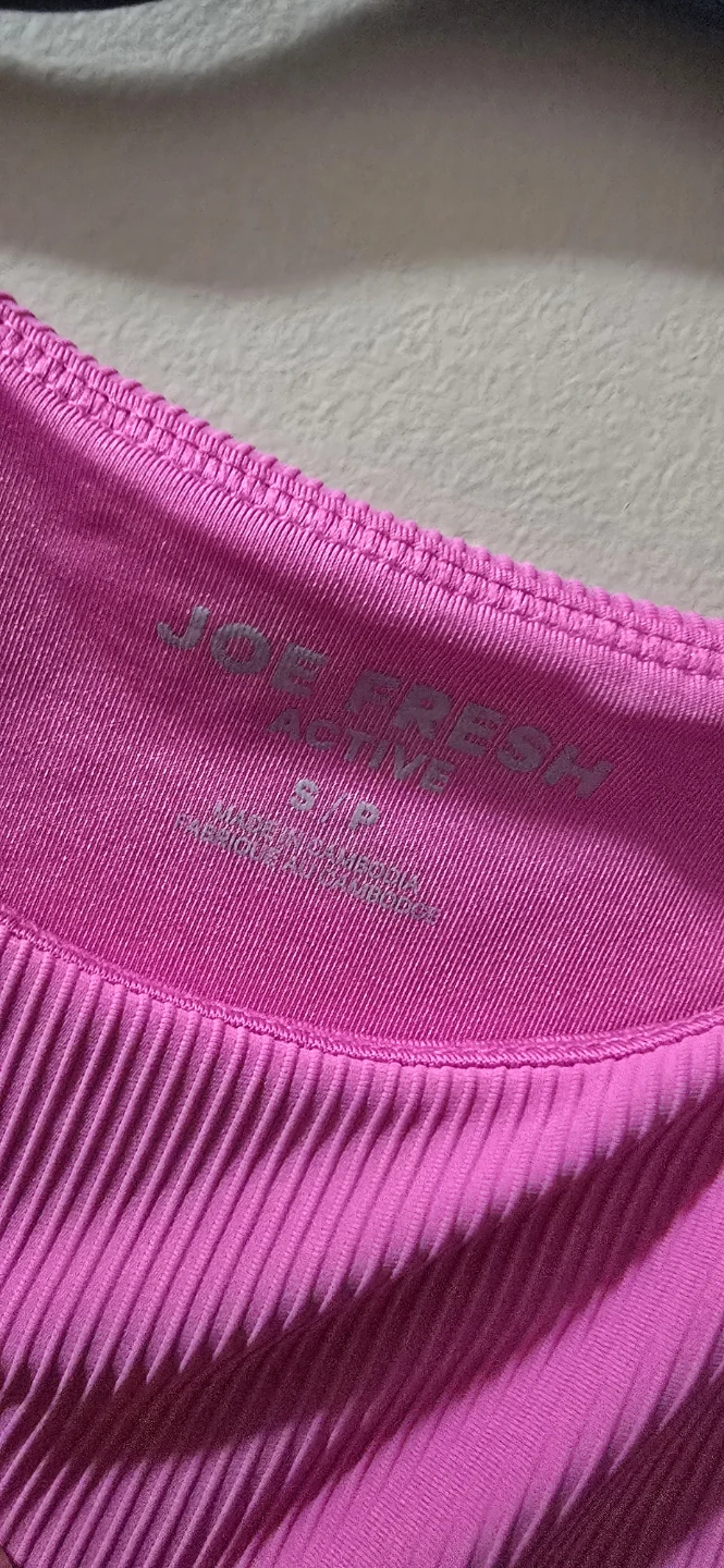 Joe Fresh Active Ribbed Sports Bra size s/p - photo 2