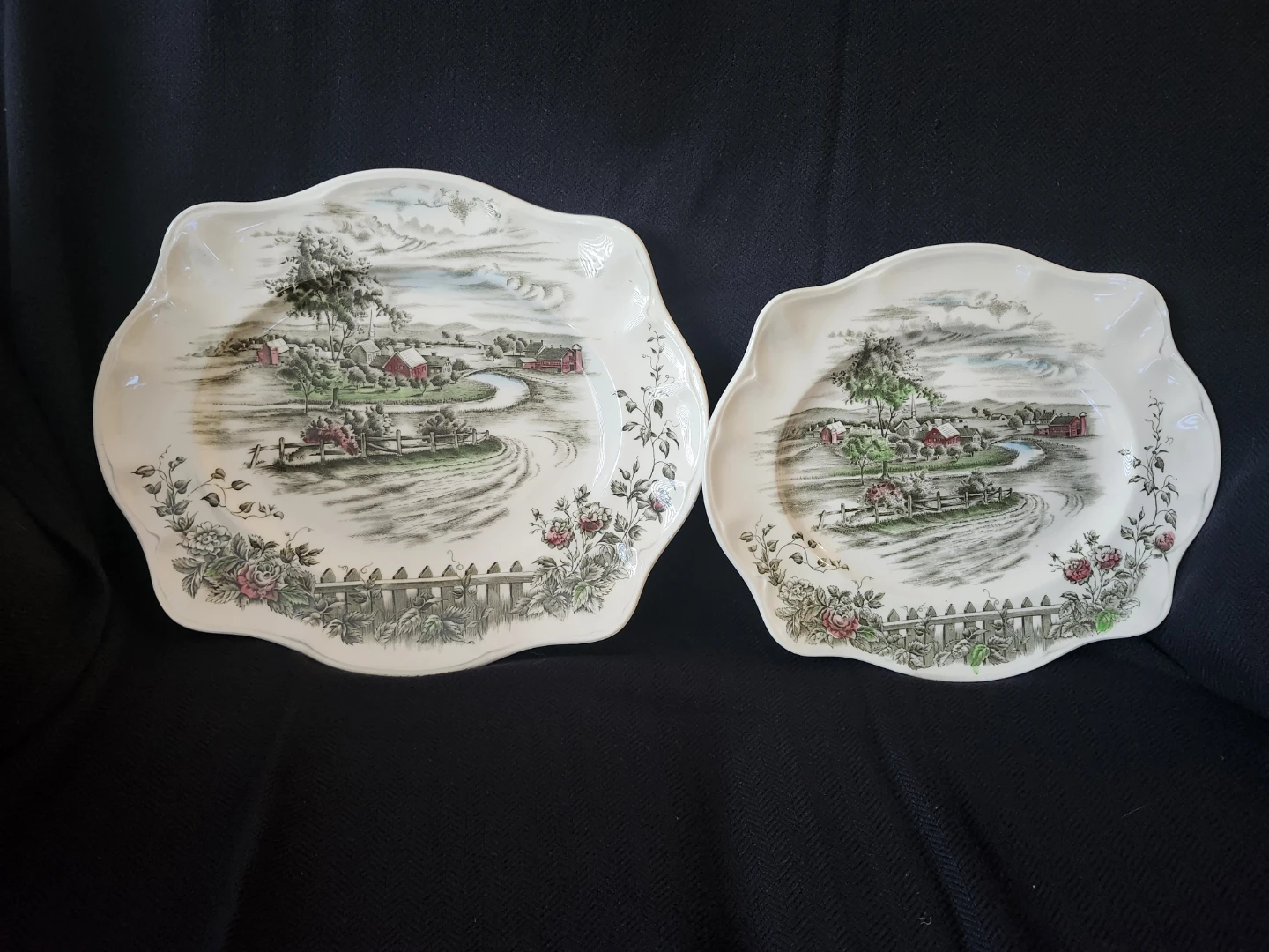 Johnson Bros Platters x2