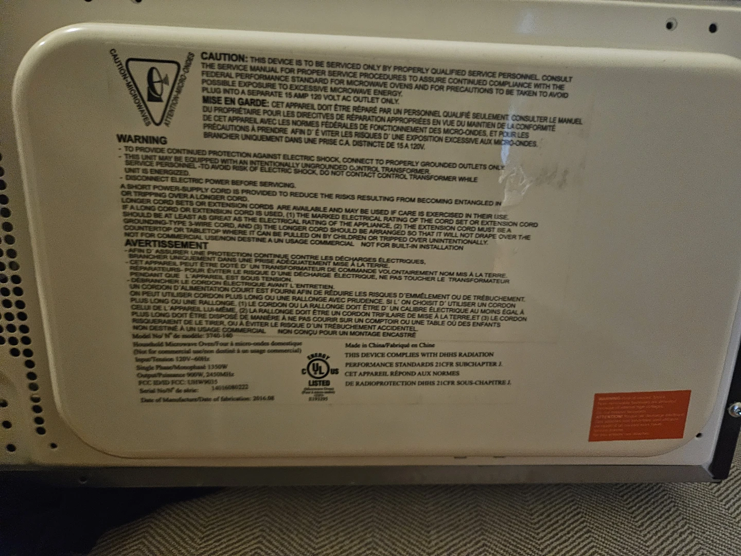 Classic microwave - photo 2