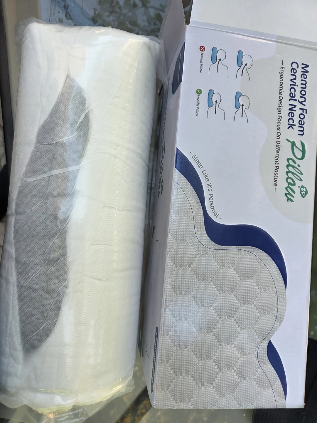 JOVENERGY Memory Foam Cervical Neck Pillow