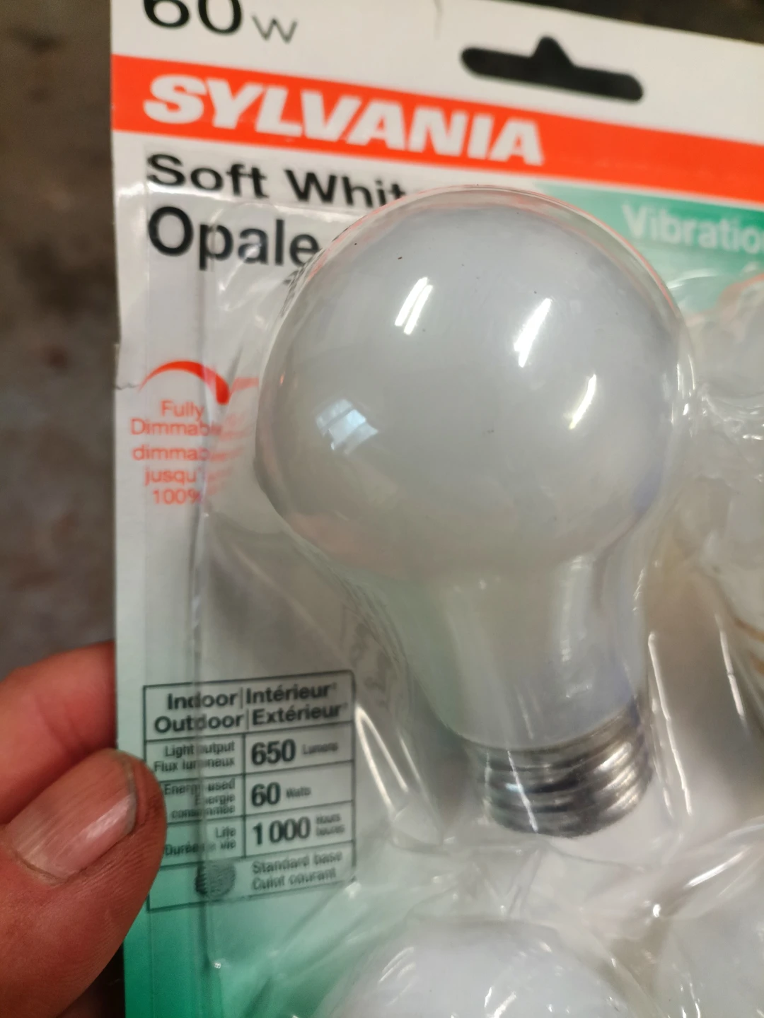 Sylvania 60W Soft White Opal Light Bulbs (4 Pack) - photo 3
