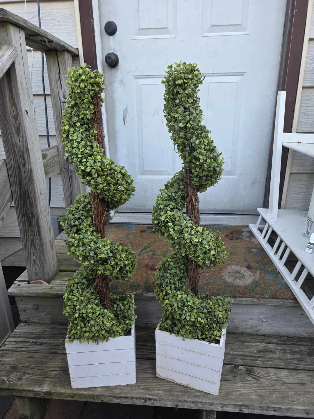 Spiral Topiary Artificial Plant