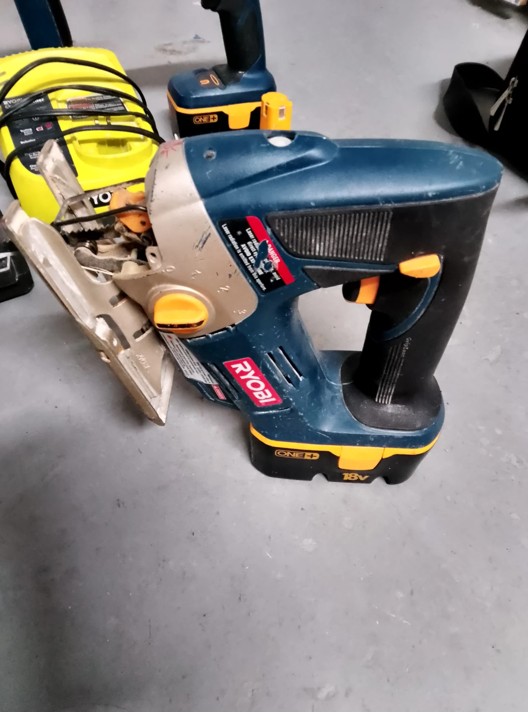 Ryobi 18V ONE+ Cordless Drill and Jigsaw Set with Tool Bag - photo 2