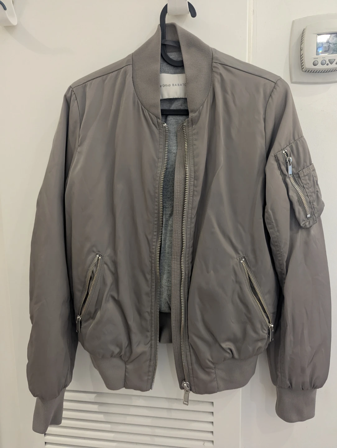 THE Group BABATON Grey Bomber Jacket
