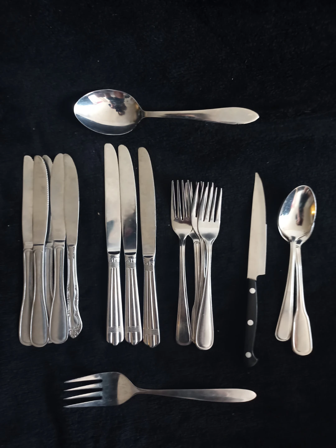 Assorted Cutlery Set - Forks, Knives, Spoons