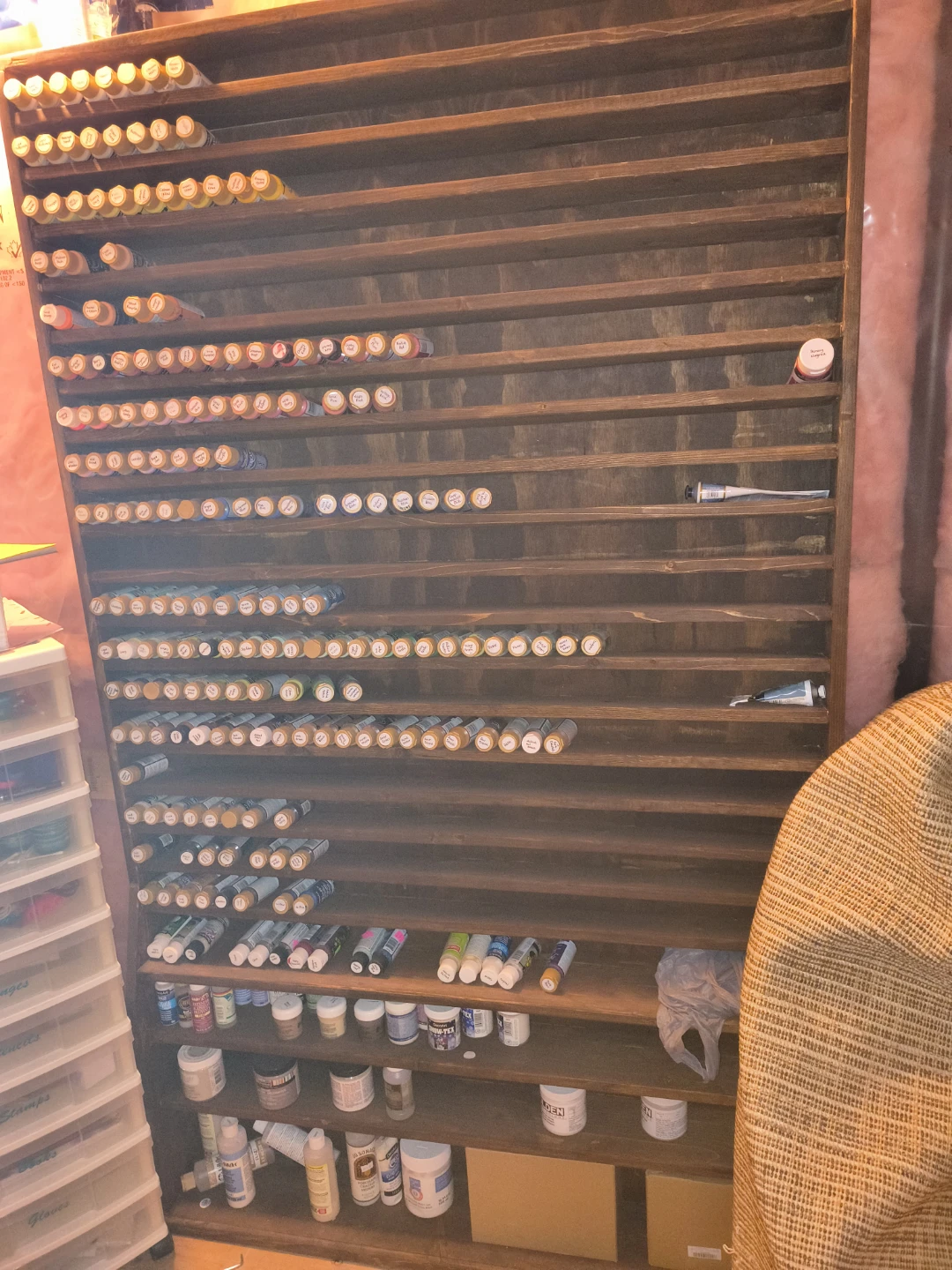 Paint Bottle Storage