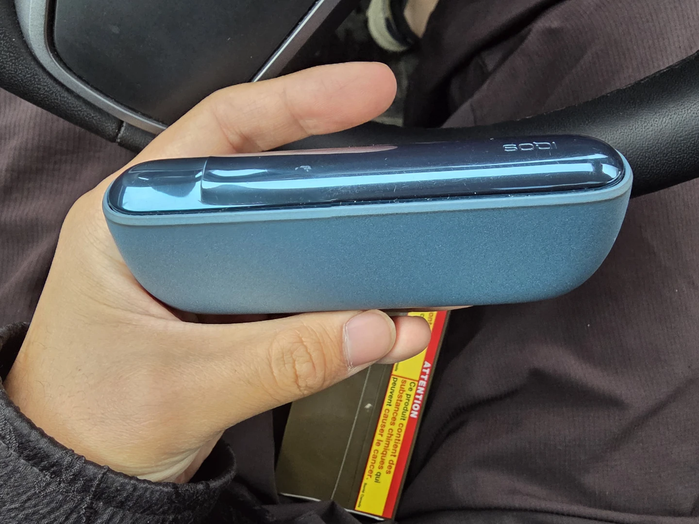 IQOS Blue device and Charging Case