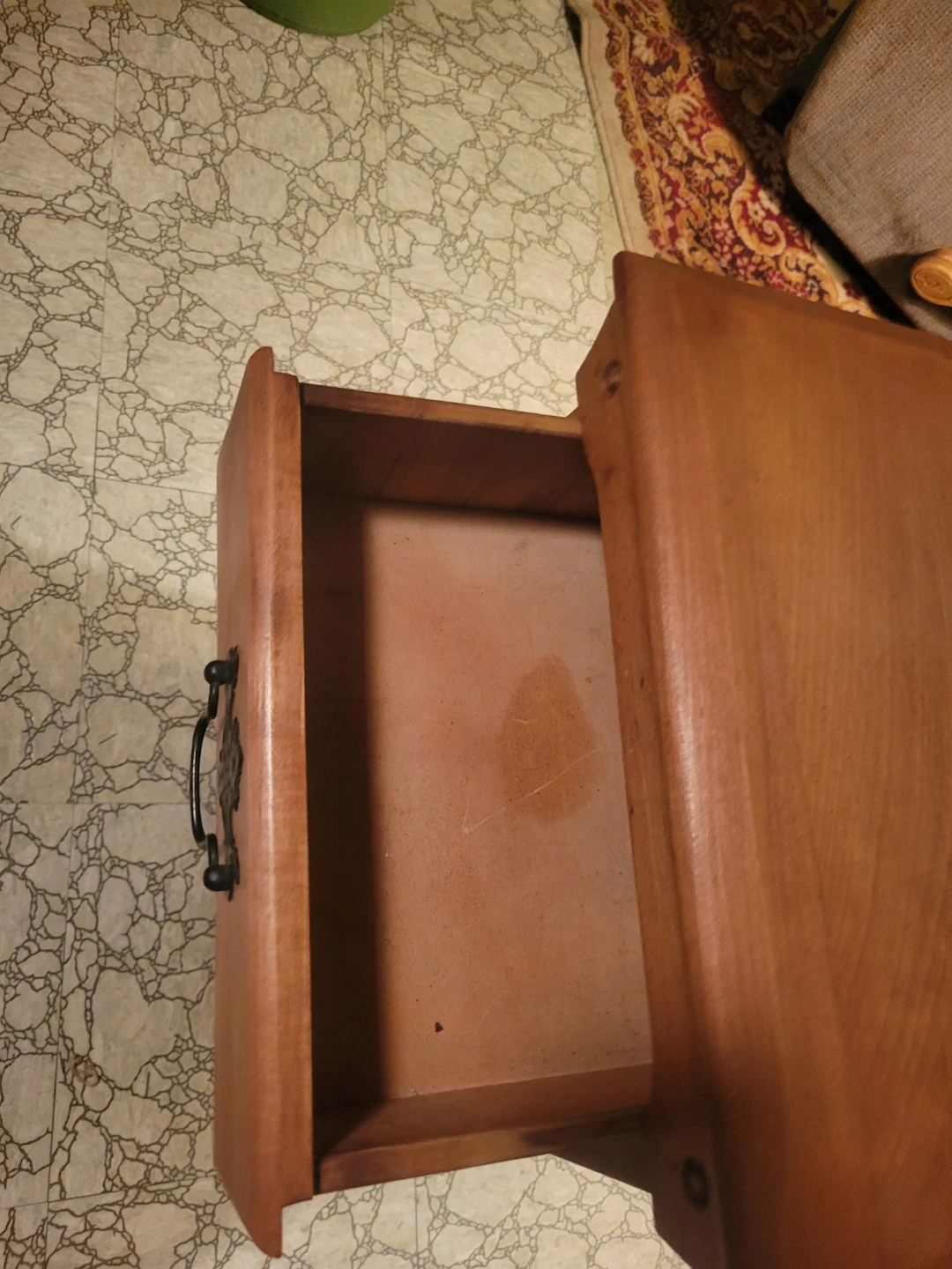 Wooden End Table Nightstand - photo 2