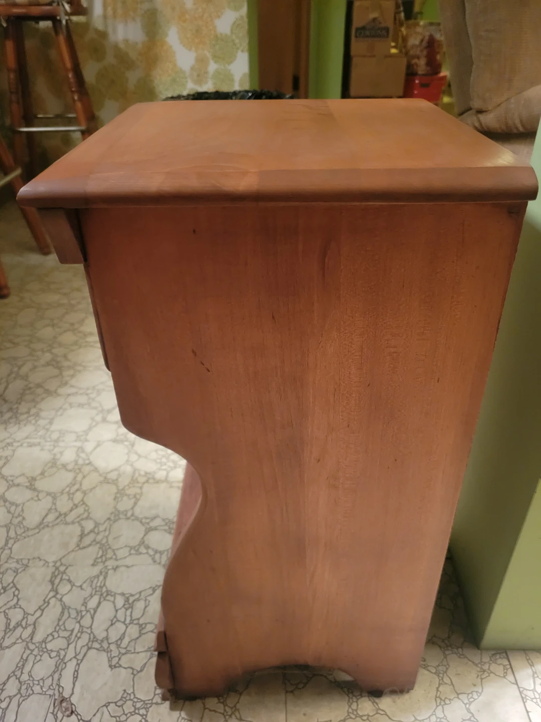 Wooden End Table Nightstand - photo 3