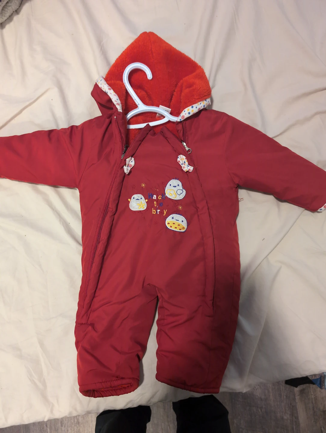 Red Snowsuit for infants