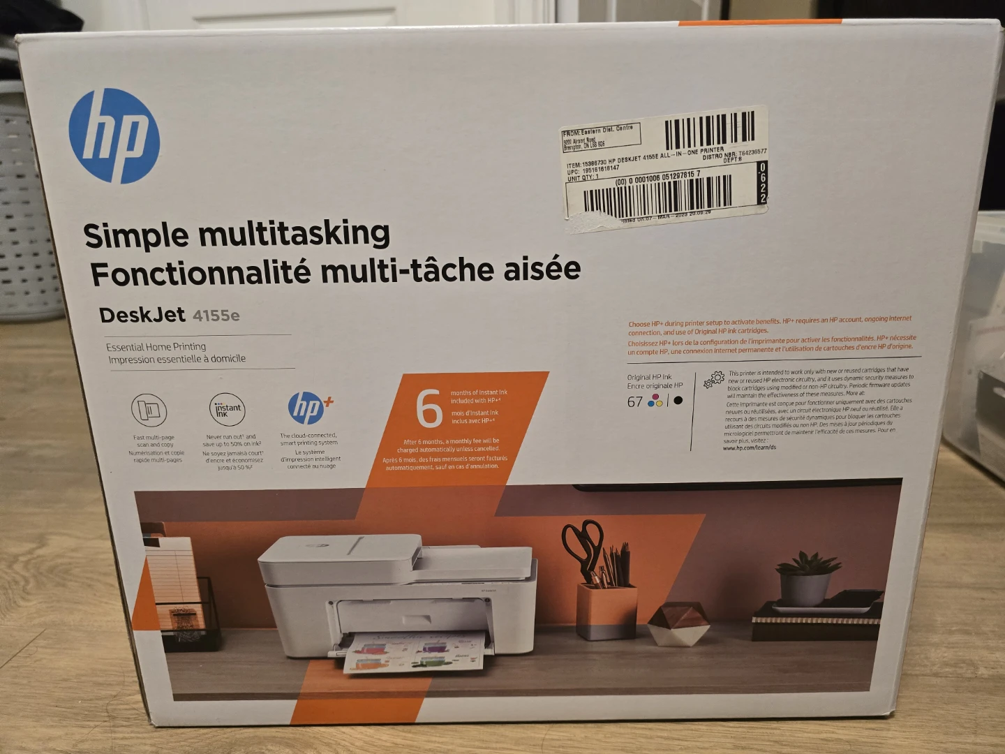 HP Printer 4155e - Color Print/Scan with A4 bundle - Moving Sale - photo 4