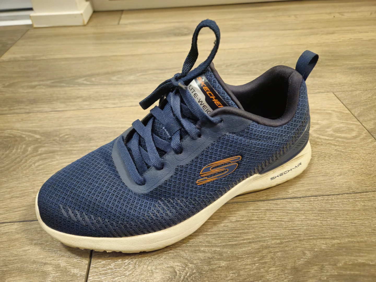 Skechers Men's Navy Blue Lite-Weight Sneakers