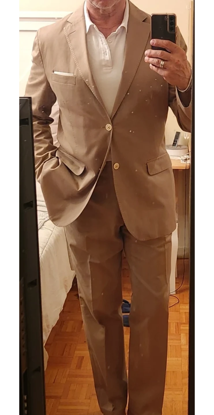Massimo Dutti Tan Suit. 42R - photo 2