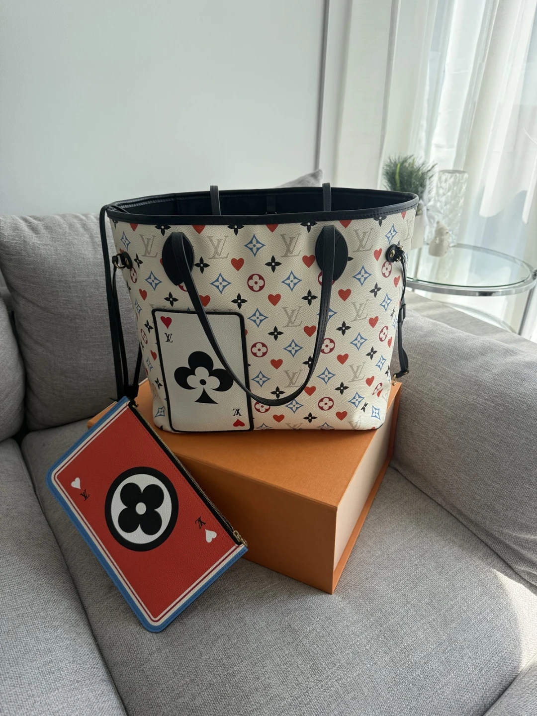 Louis Vuitton Tote Bag with Pouch
