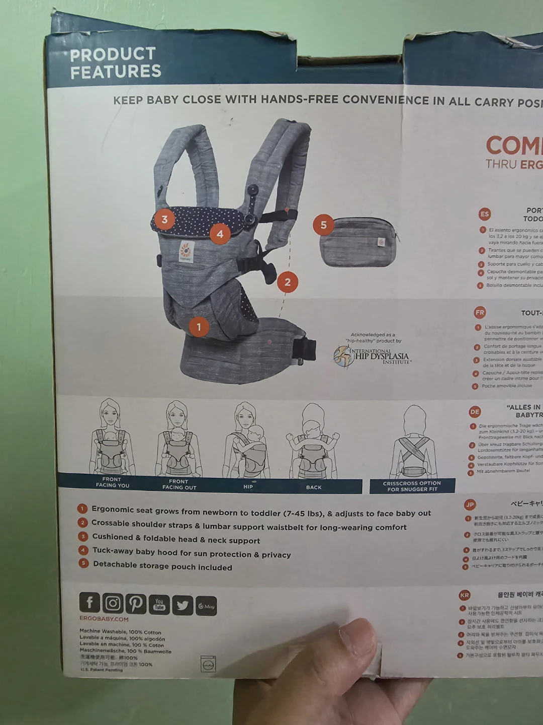 Ergobaby Omni 360 All-in-One Baby Carrier ⚽️ - photo 2