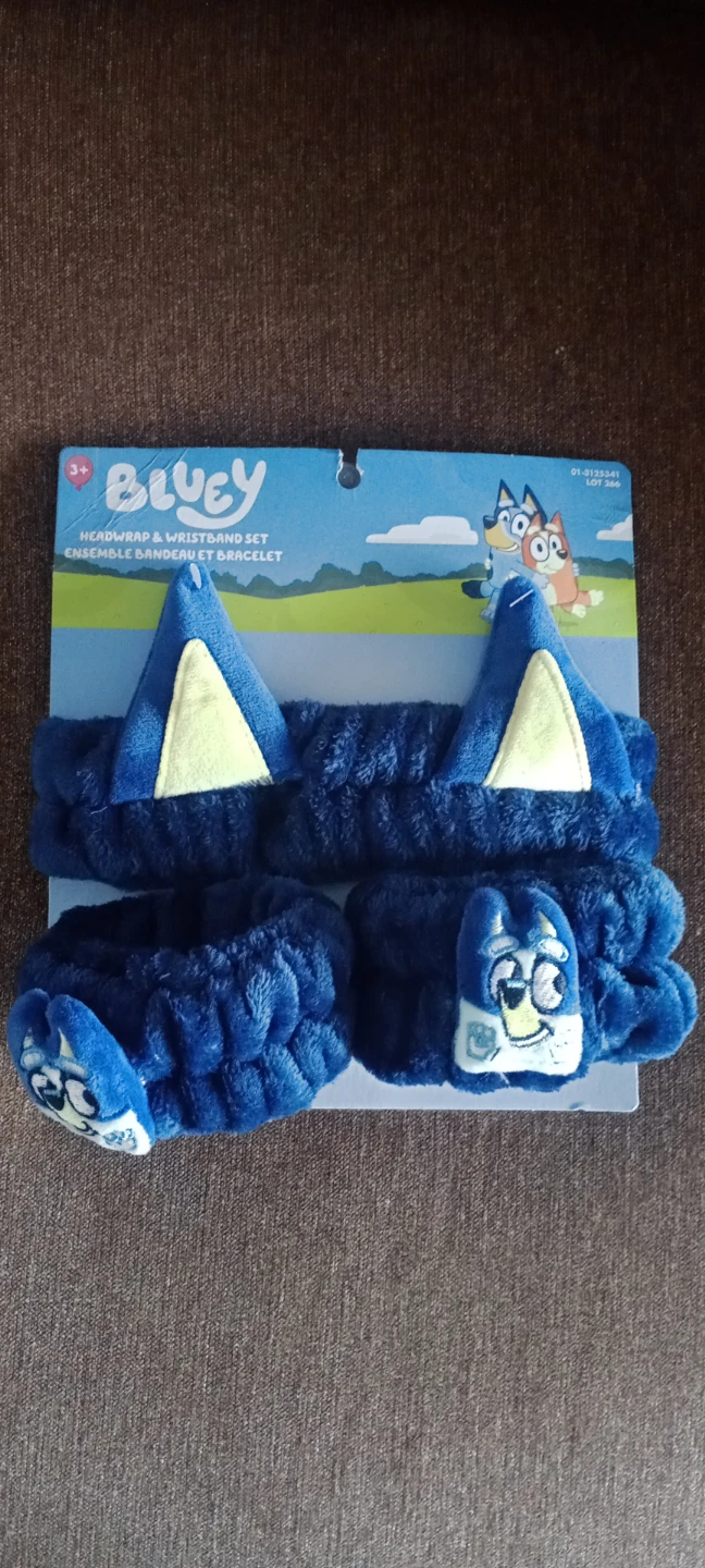 Bluey Headwrap & Wristband Set