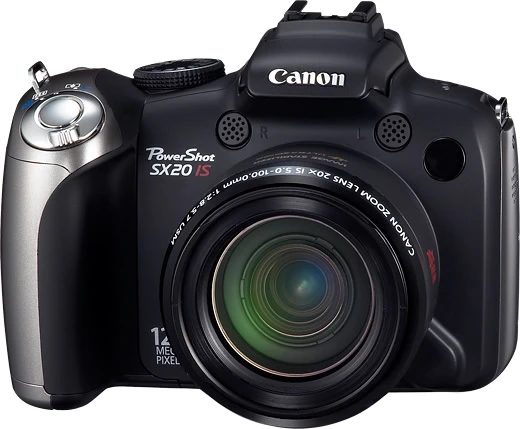 Canon PowerShot SX20 IS PC1438 Digital Camera 12.1 MP CCD sensor