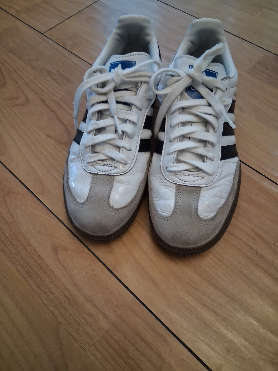 Adidas Samba OG White/Black/Gum - Size Men’s 8 / Women’s 9
