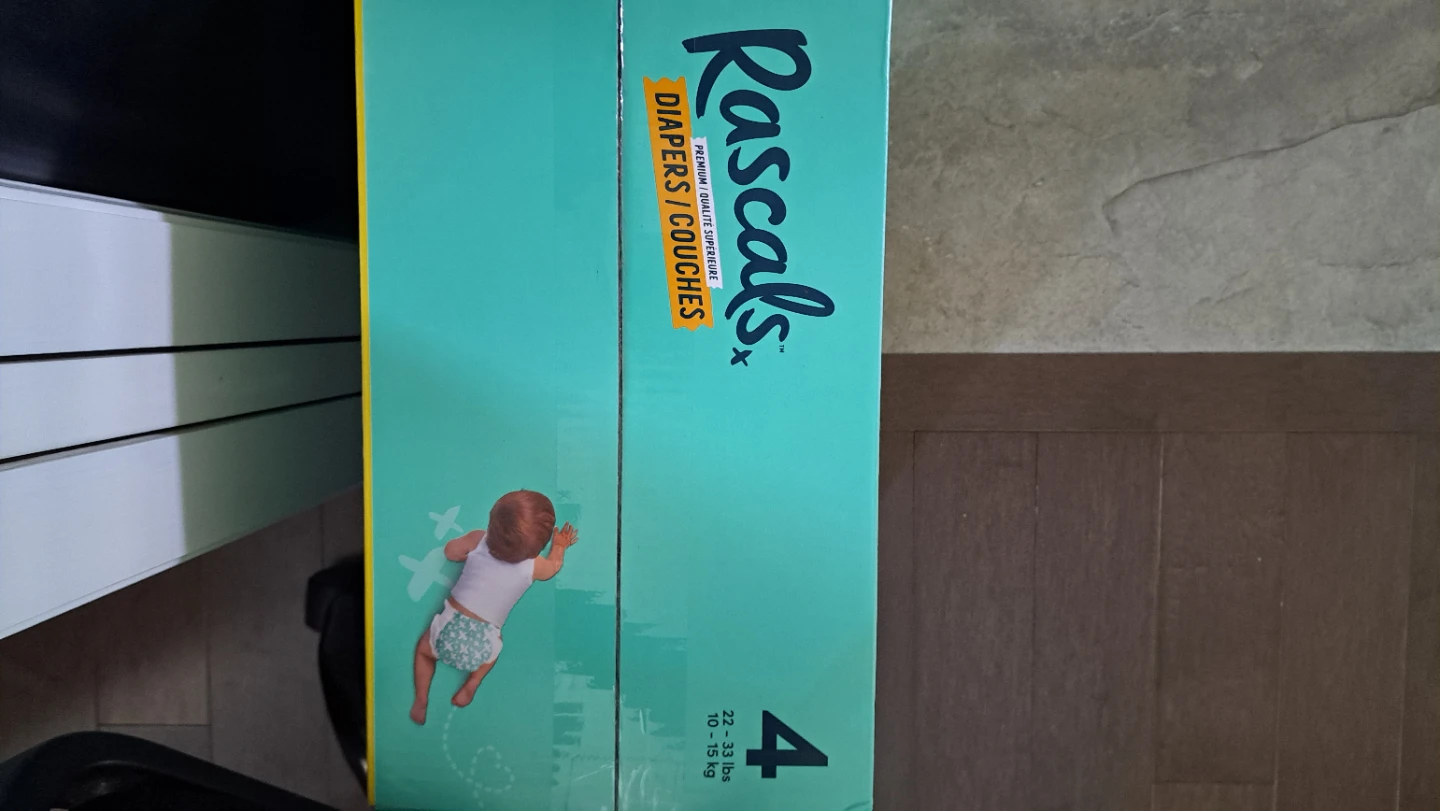 Rascals Premium Diapers Size 4 - 180 Count - photo 2
