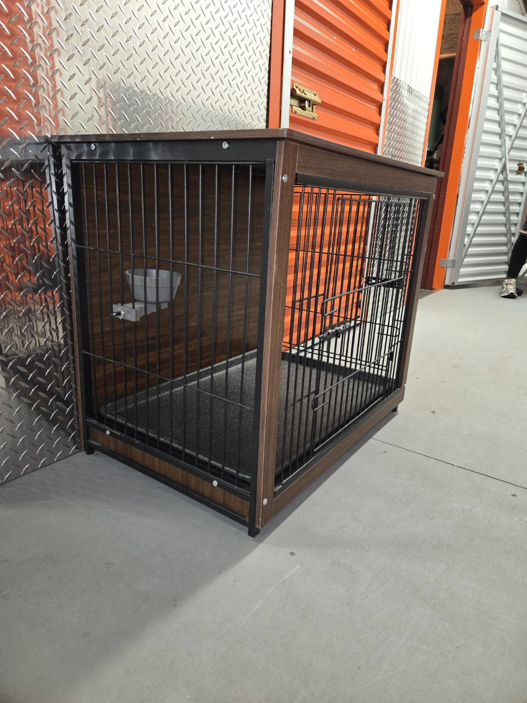 Furniture Style Dog Crate End Table Table with Bed Cushion - photo 3
