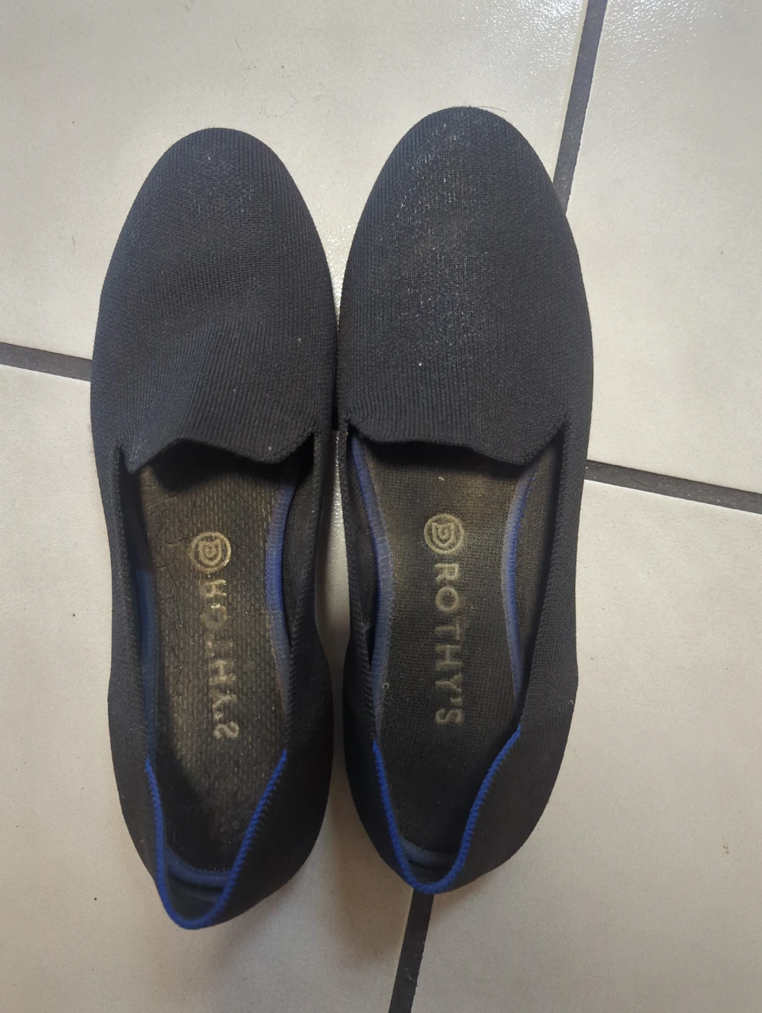 Rothy's Black Knit Loafer Flats Women's Shoes - photo 2