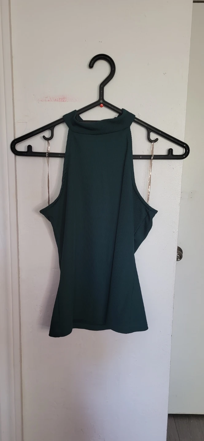 ReVamped Women's Ribbed Mock Neck Top XS⚽