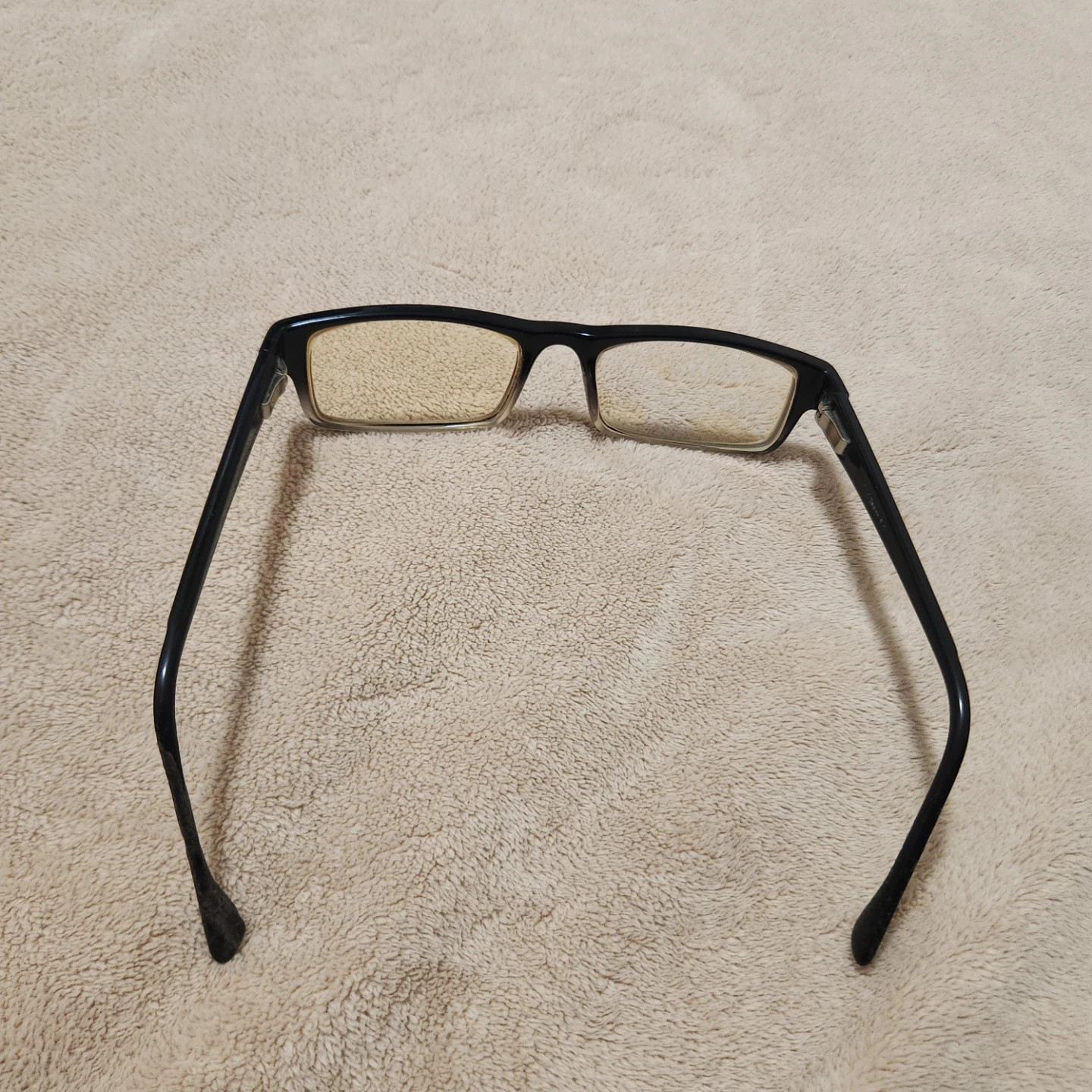 Black Rectangle Glasses with "H" Logo - photo 4
