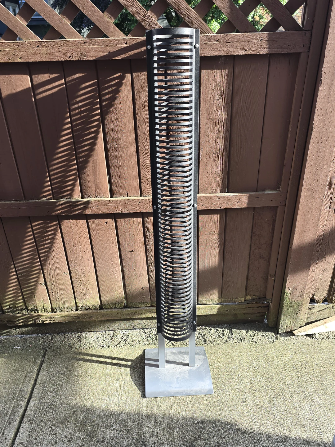 #free Tall Metal CD/DVD Storage Tower