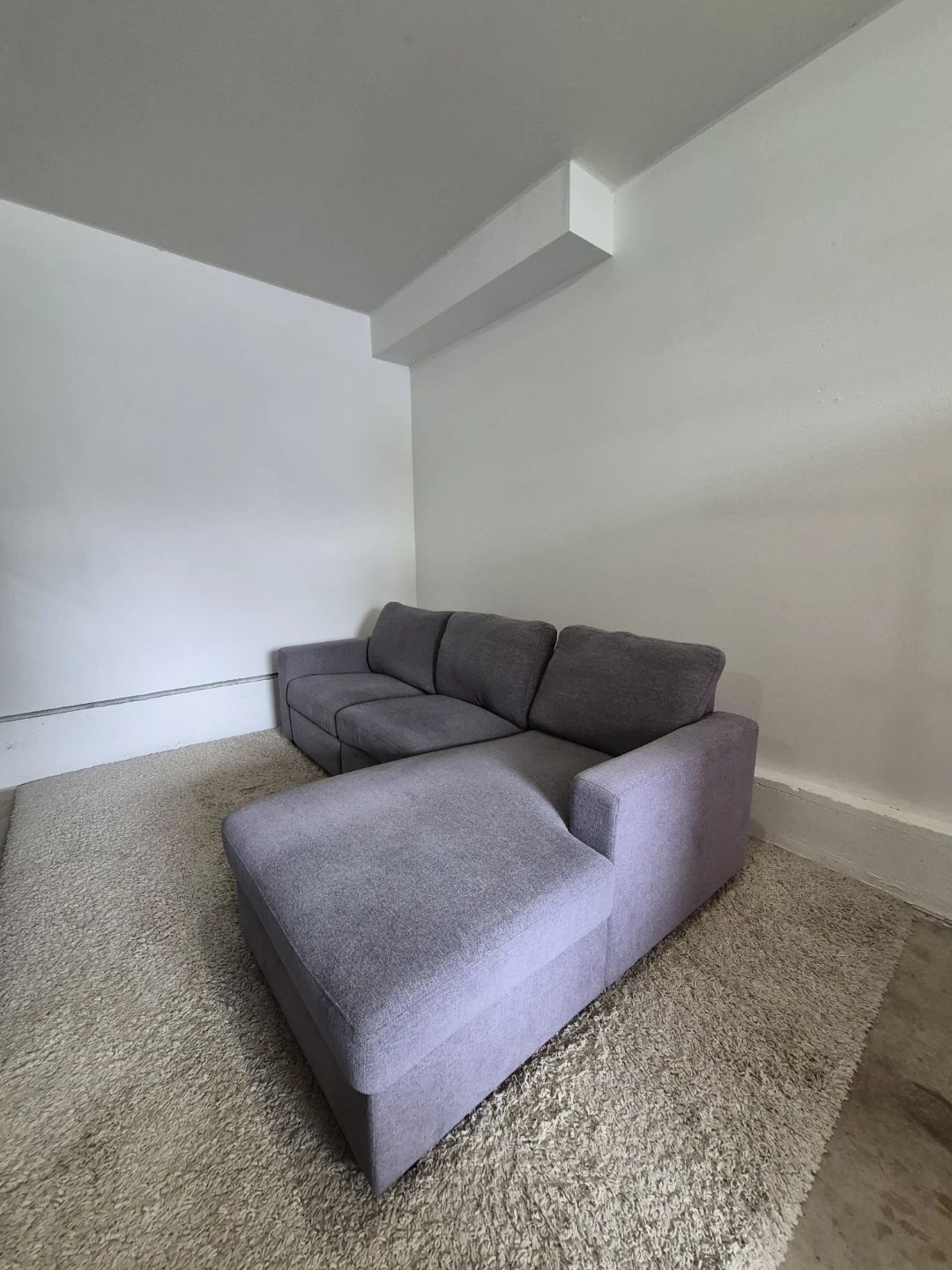 Gray Recliner Sectional L Shape Sofa Couch with Storage Chaise - photo 4
