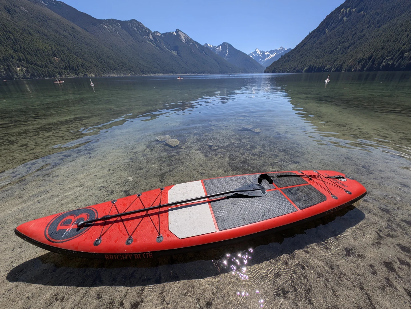 BRIGHT BLUE Inflatable Stand Up Paddle Board