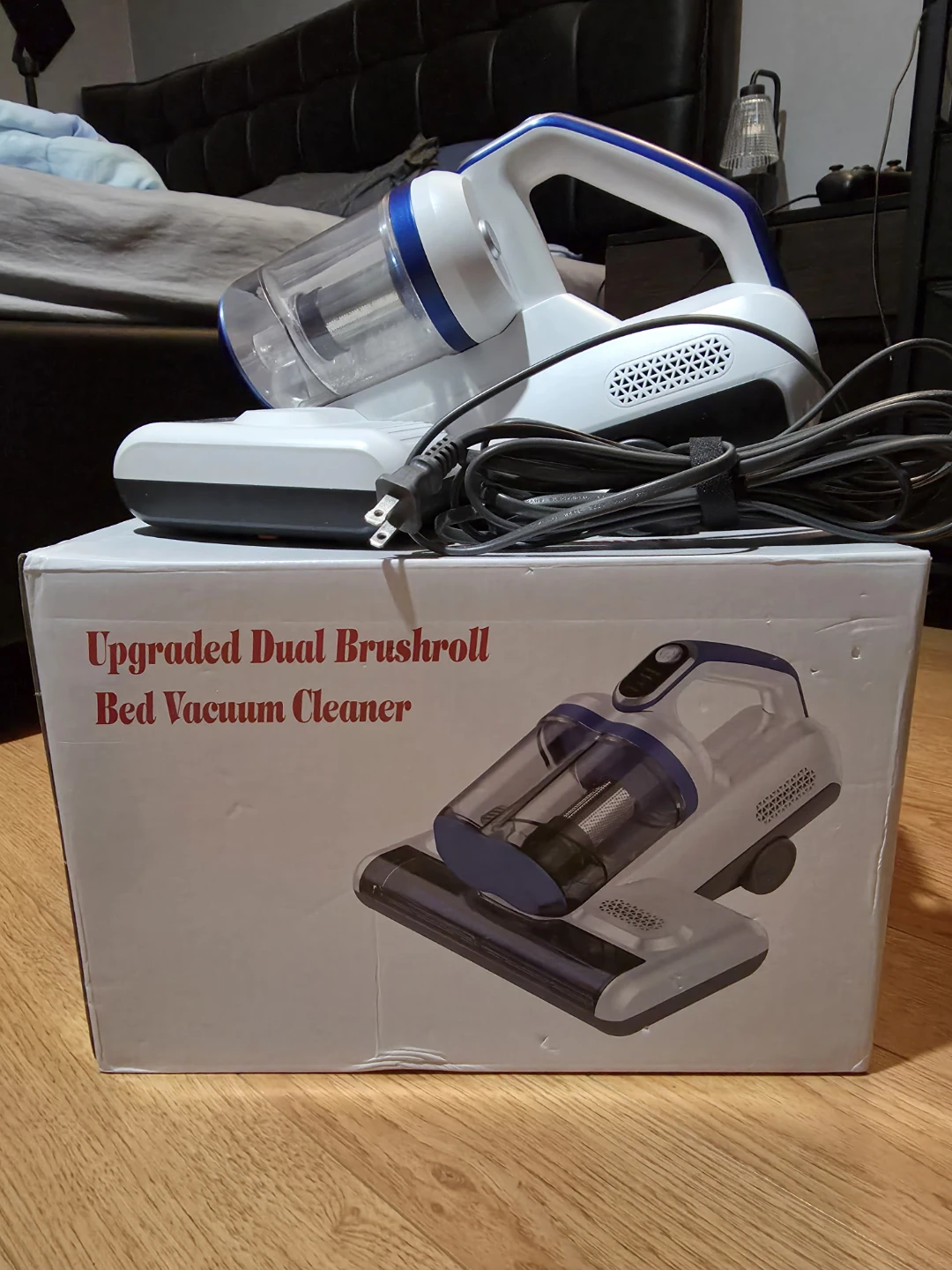 Upgraded Dual Brushroll Bed Vacuum Cleaner