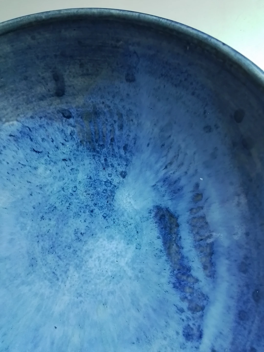 Hand-Thrown Studio Art Pottery Serving Bowl – Signed "Olga III" - photo 2