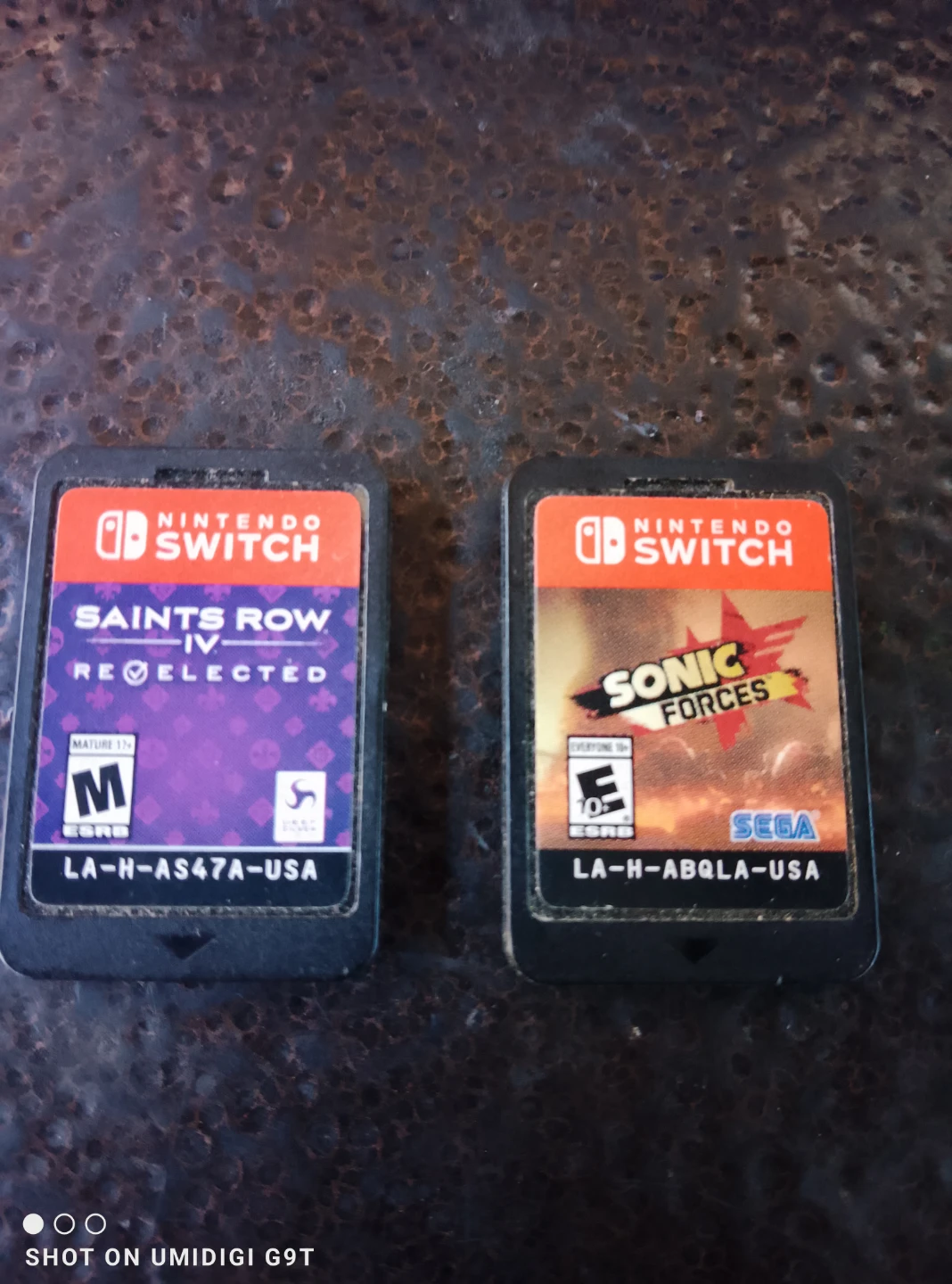 Nintendo Switch Games - Saints Row IV & Sonic Forces