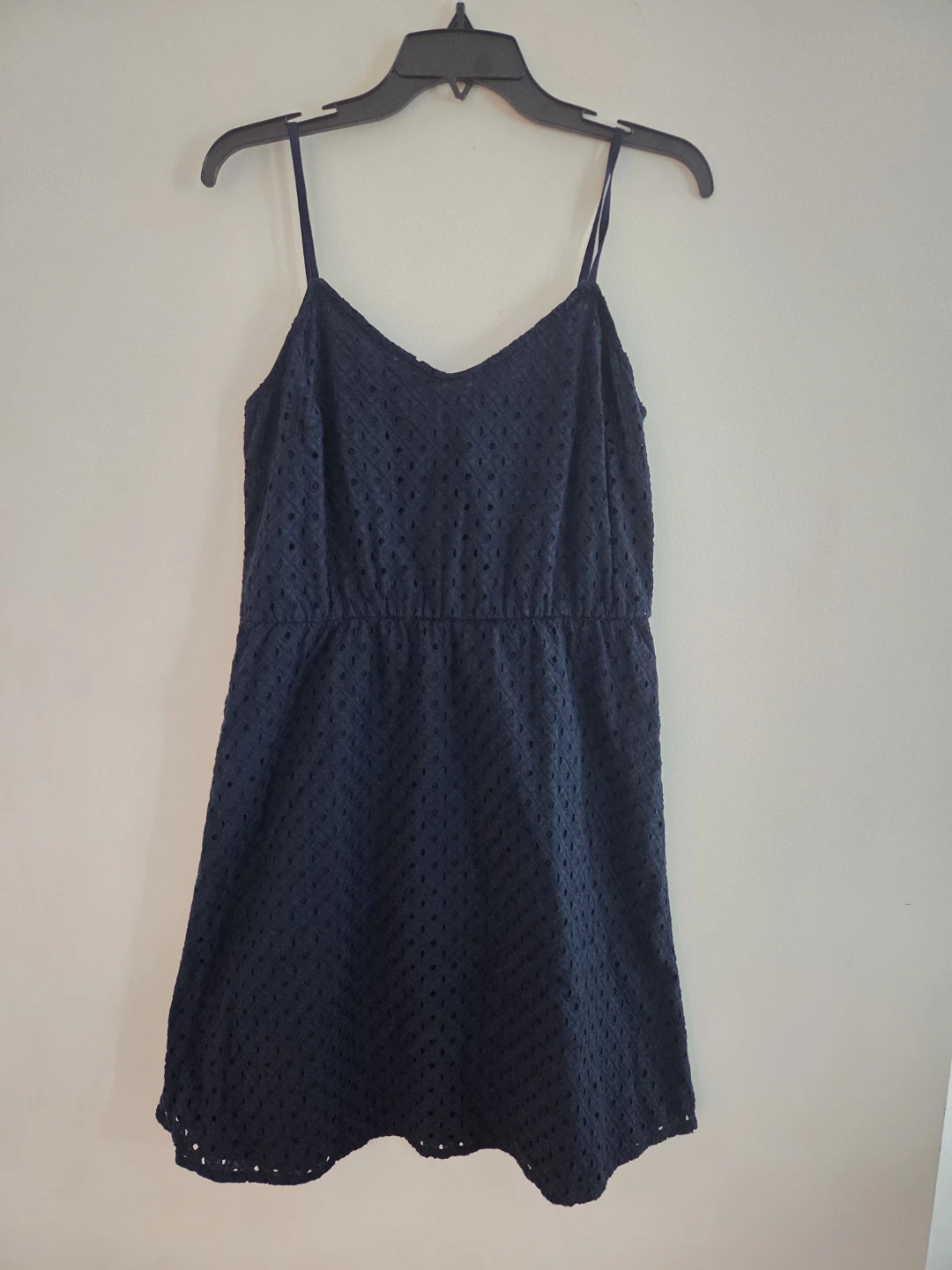 Navy Blue Eyelet Sundress