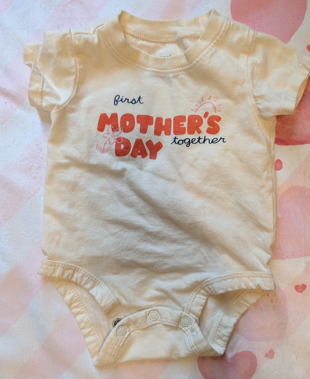 Baby "First Mother's Day Together" Onesie