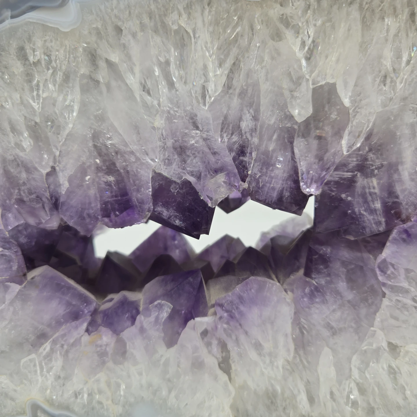 Large Amethyst Geode Slice Decor 11lbs - photo 2