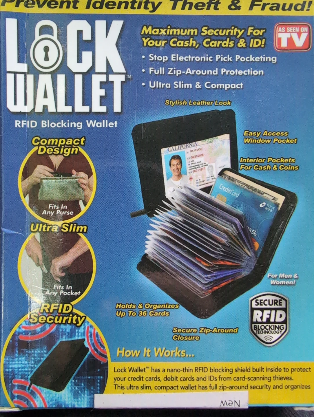 Lock Wallet RFID Blocking Wallet - photo 2