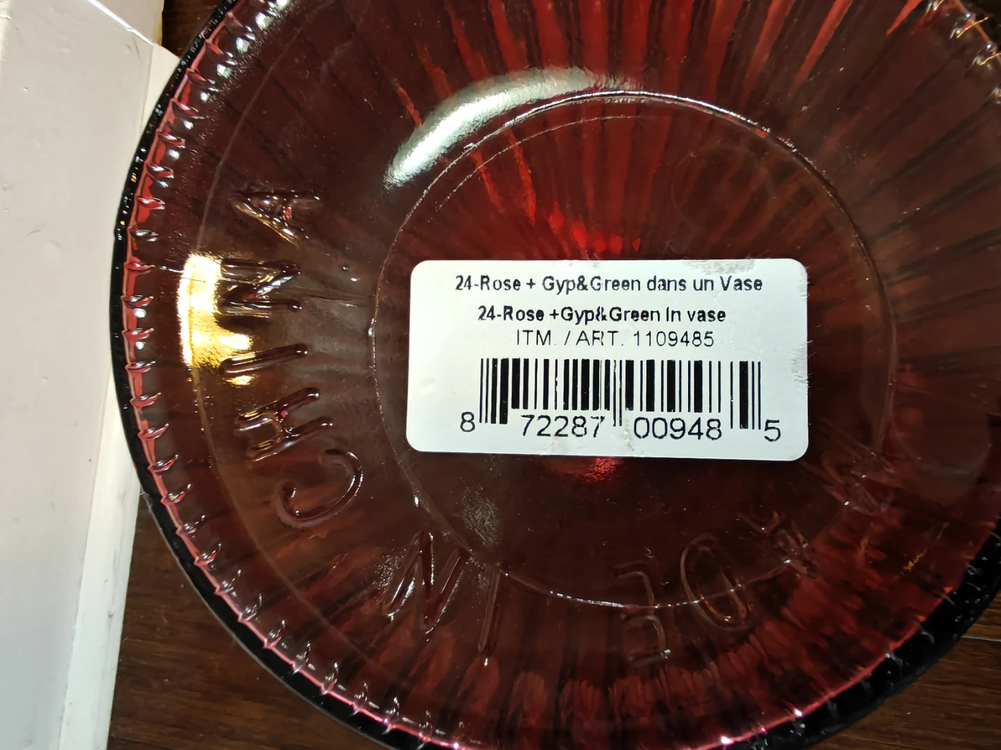 Set of 2 Red Glass Vases/Lanterns - photo 3