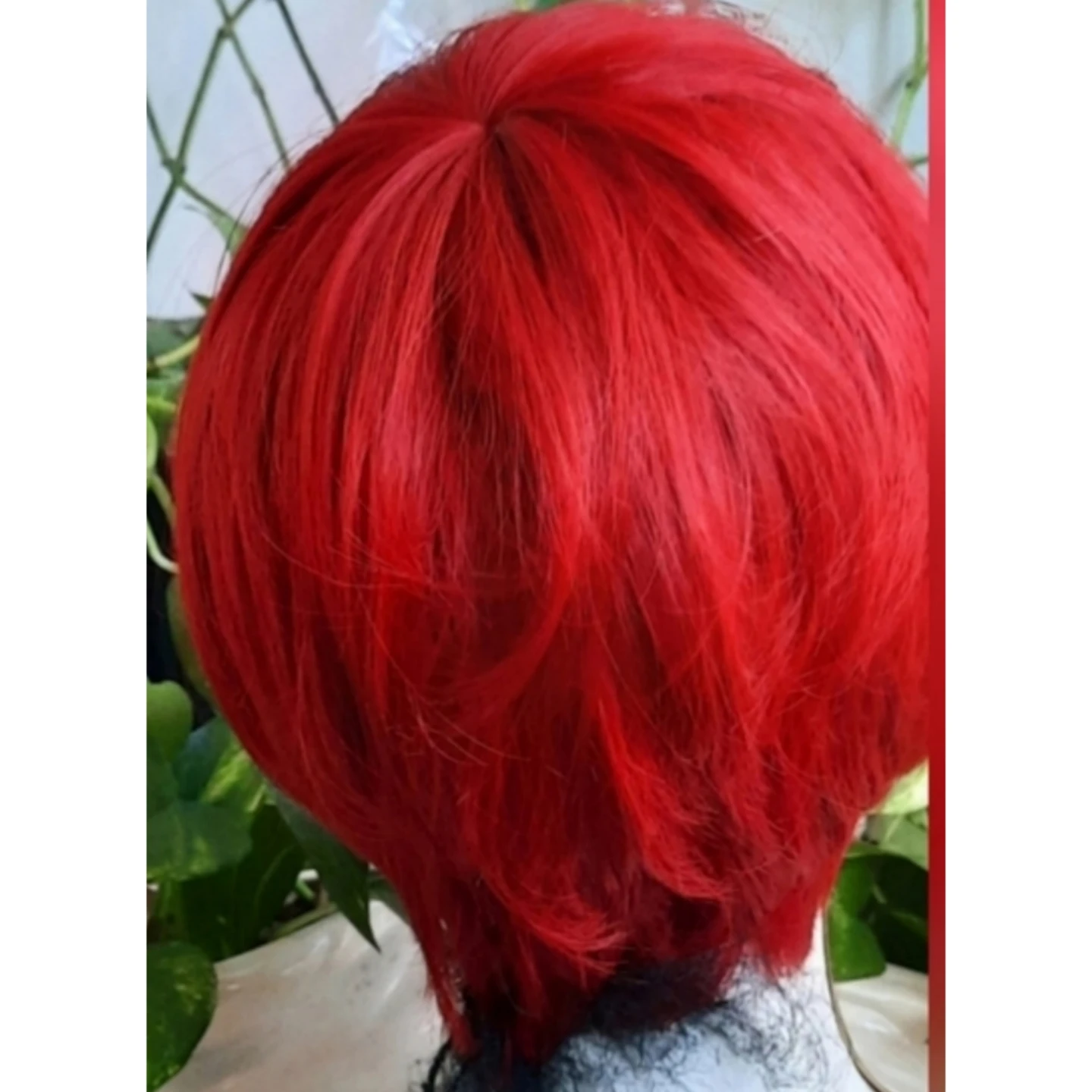 Red Bob Wig
