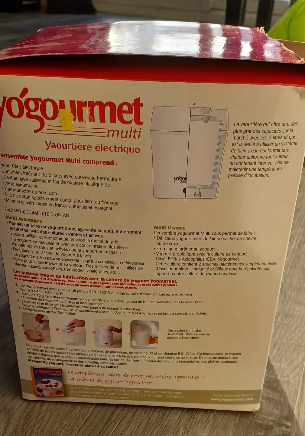 Yogourmet Electric Yogurt Maker Multi - photo 2