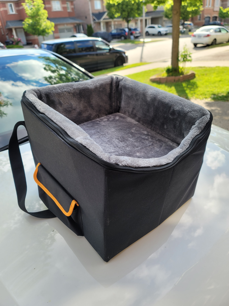 Black Pet Car Seat Booster