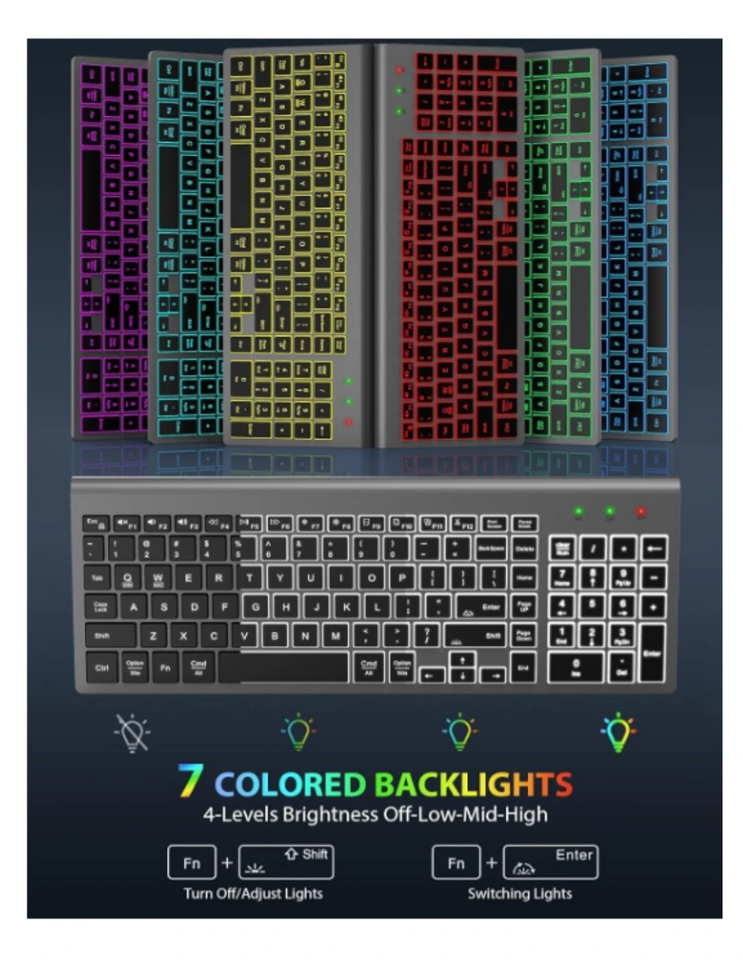 NEW Wireless keyboard Mouse Combo Rechargable - photo 4