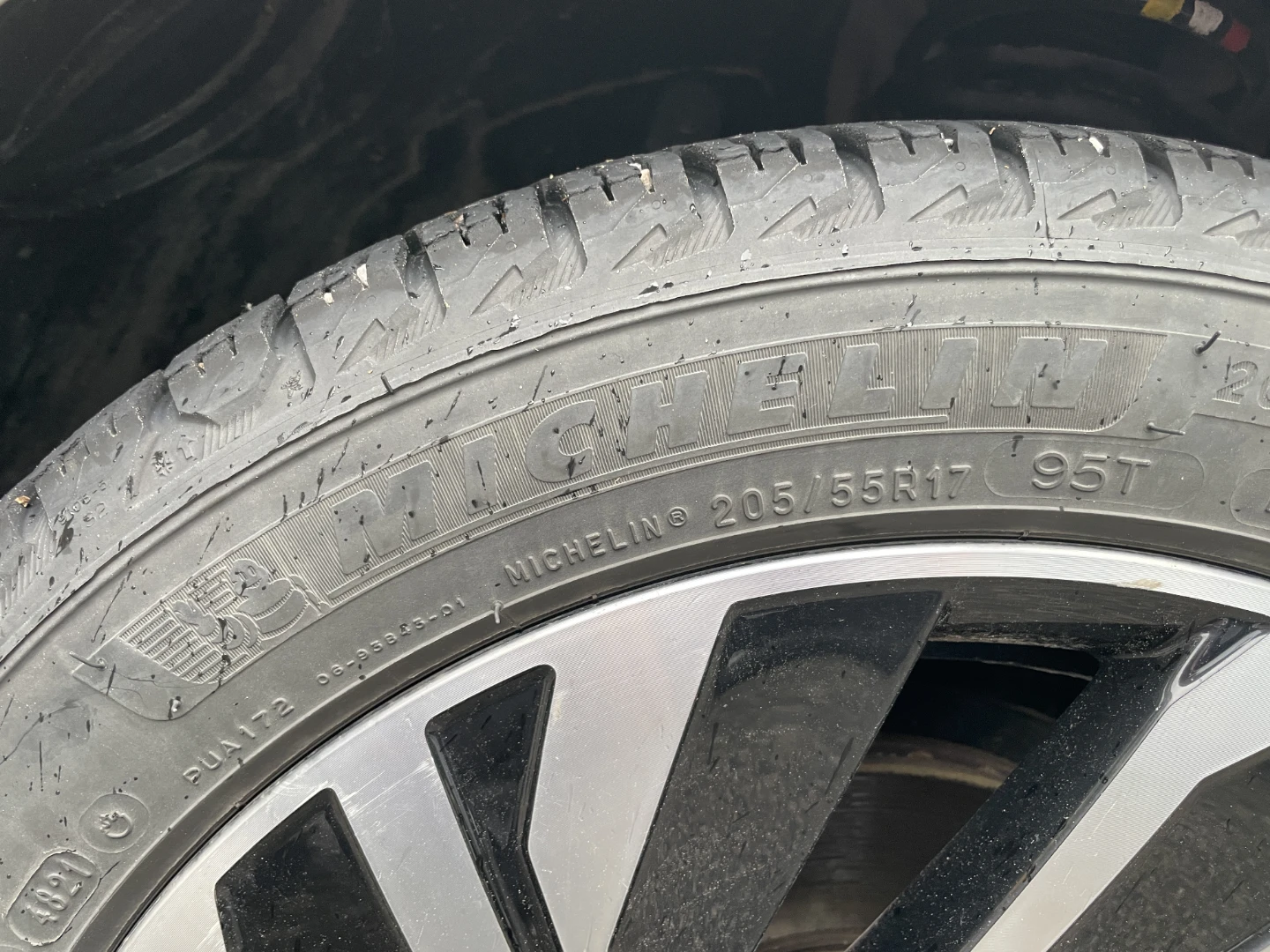 Set of 4 Michelin winter tires