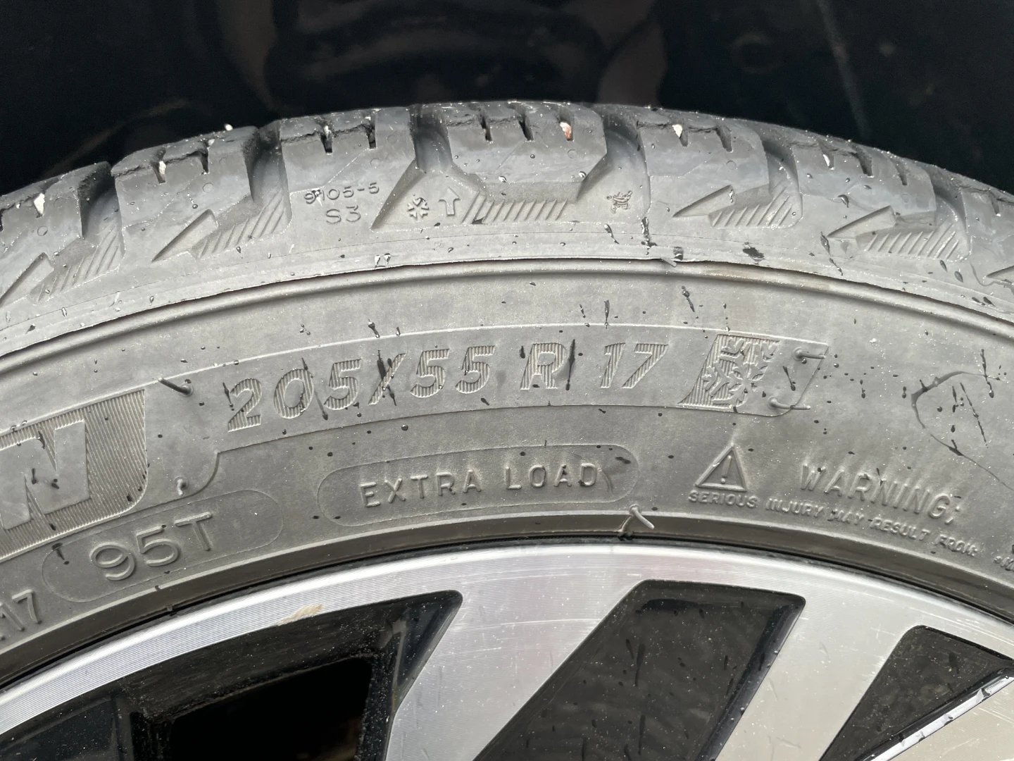 Set of 4 Michelin winter tires - photo 3