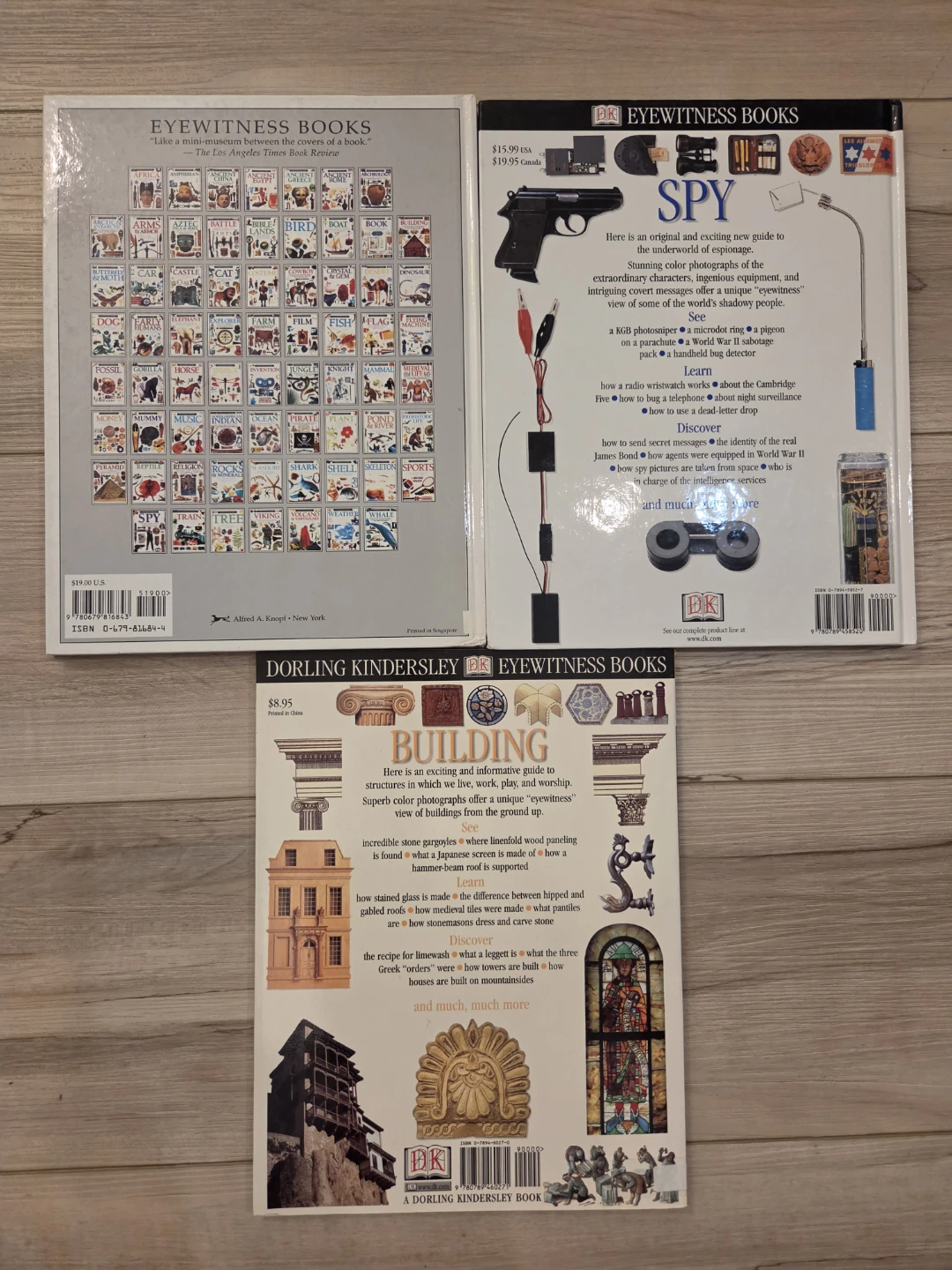 DK Eyewitness Books Set of 3 - Train, Spy, Building - photo 2