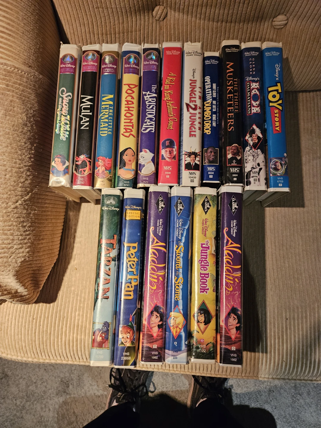 Collection of Walt Disney Classic VHS Movies