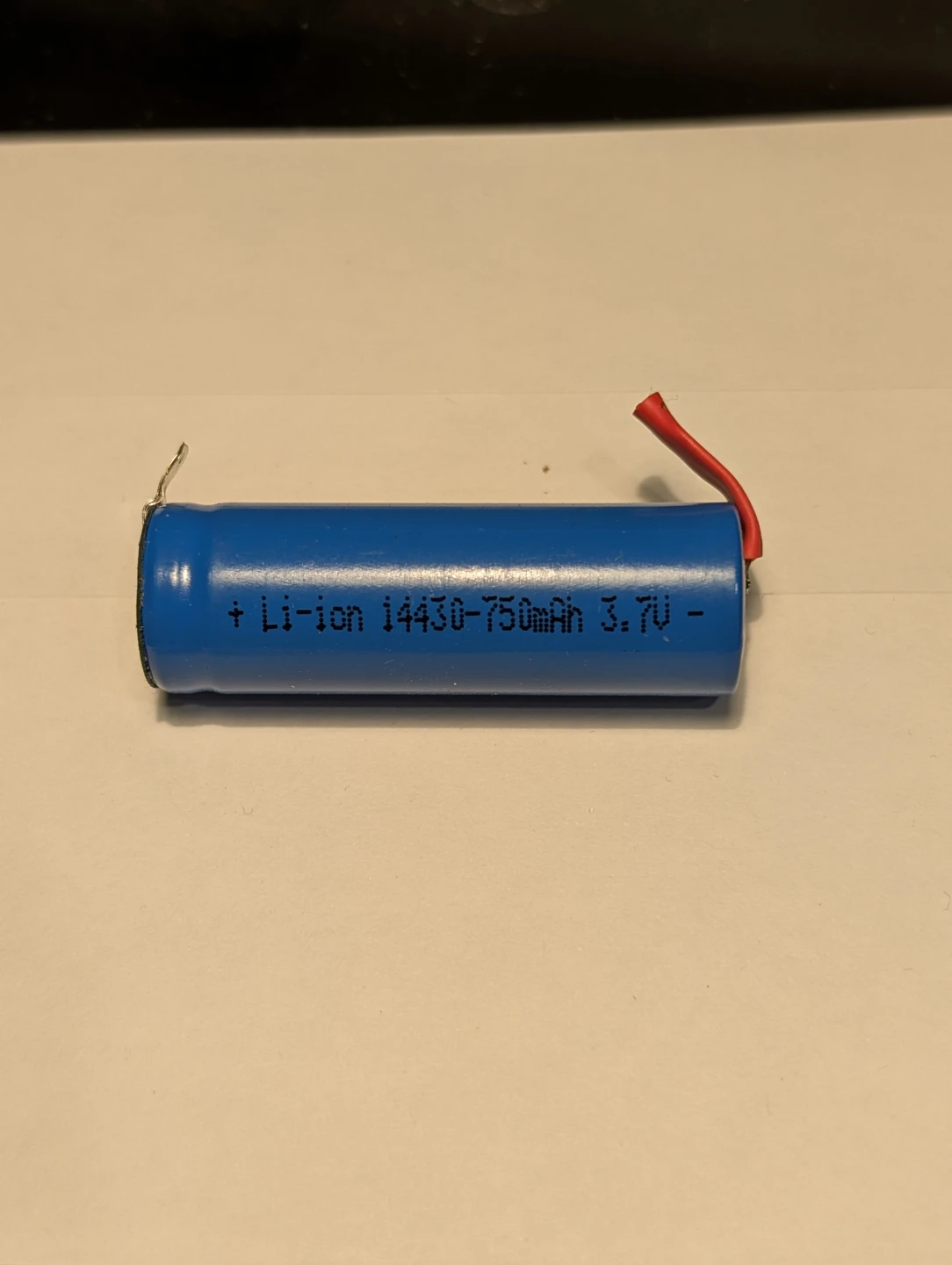 Li-ion 14430 Battery 750mAh 3.7V
