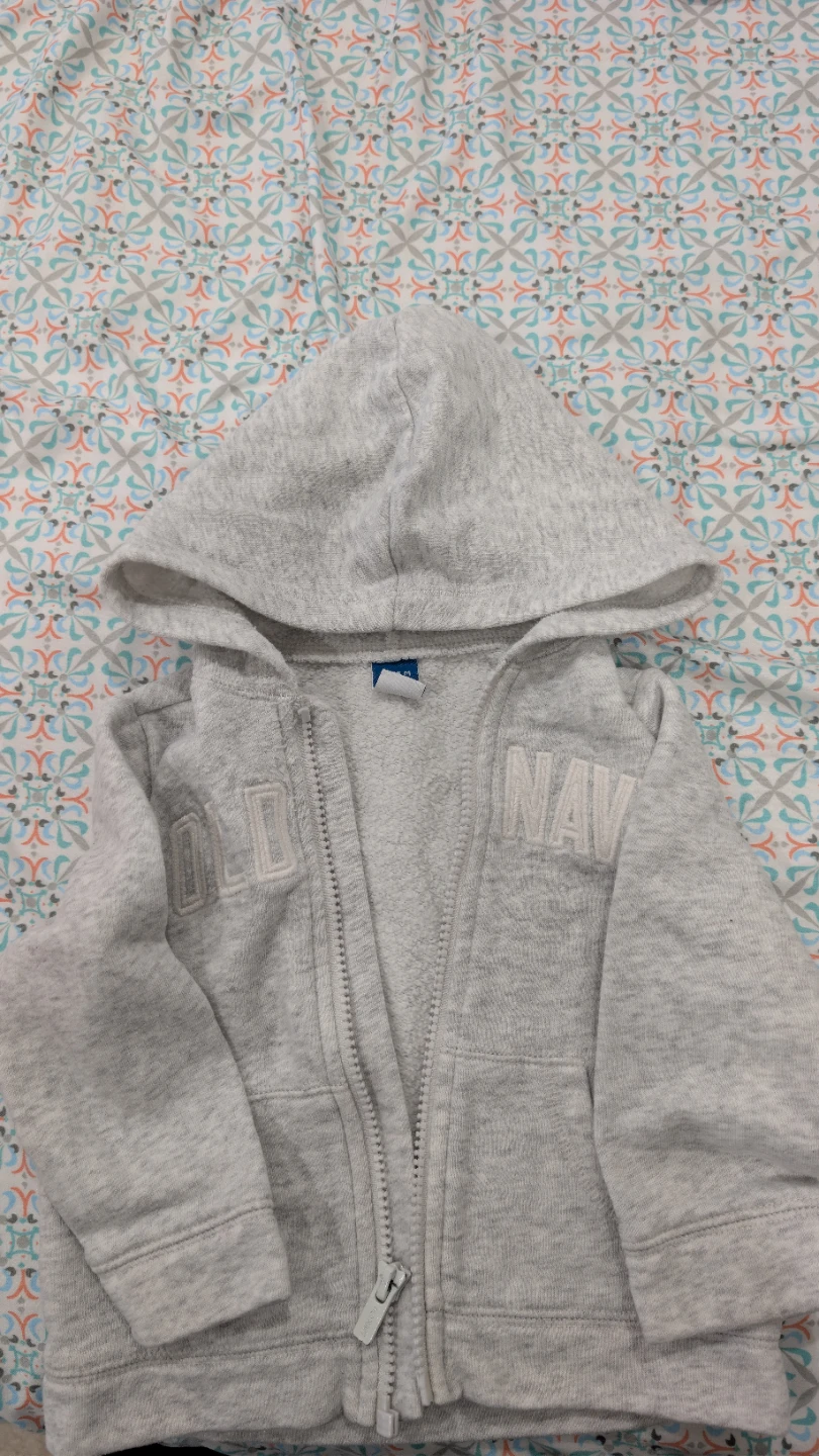 Old Navy Grey Zip-Up Hoodie
