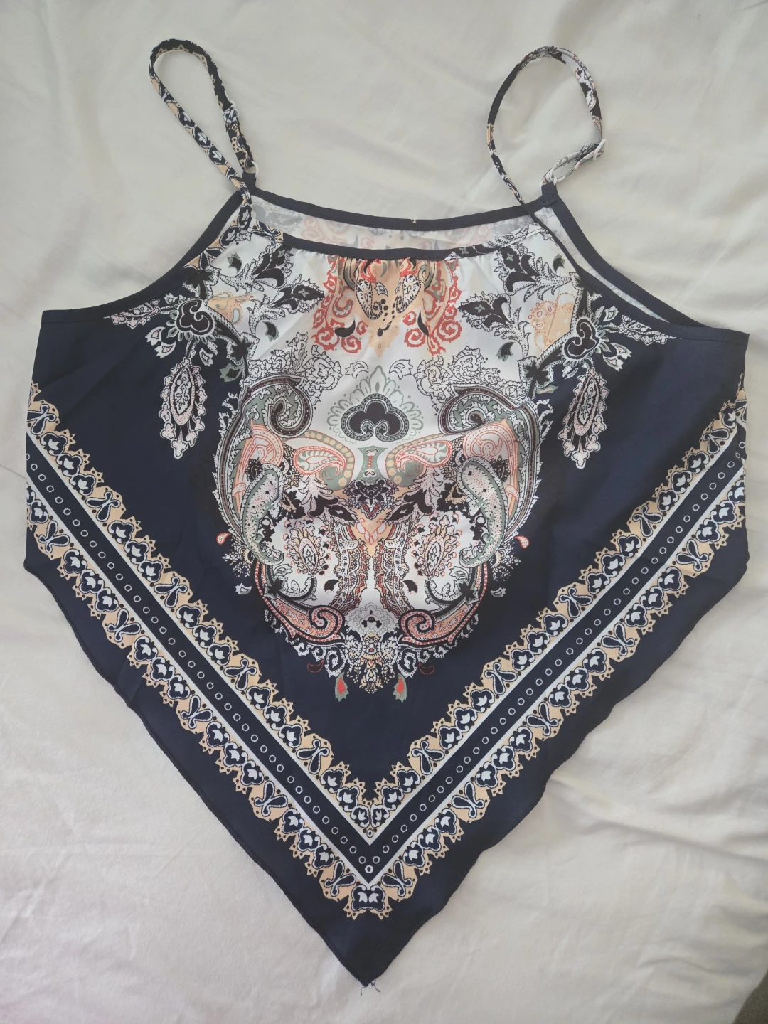 Women's Paisley Print Bandana Tank Top